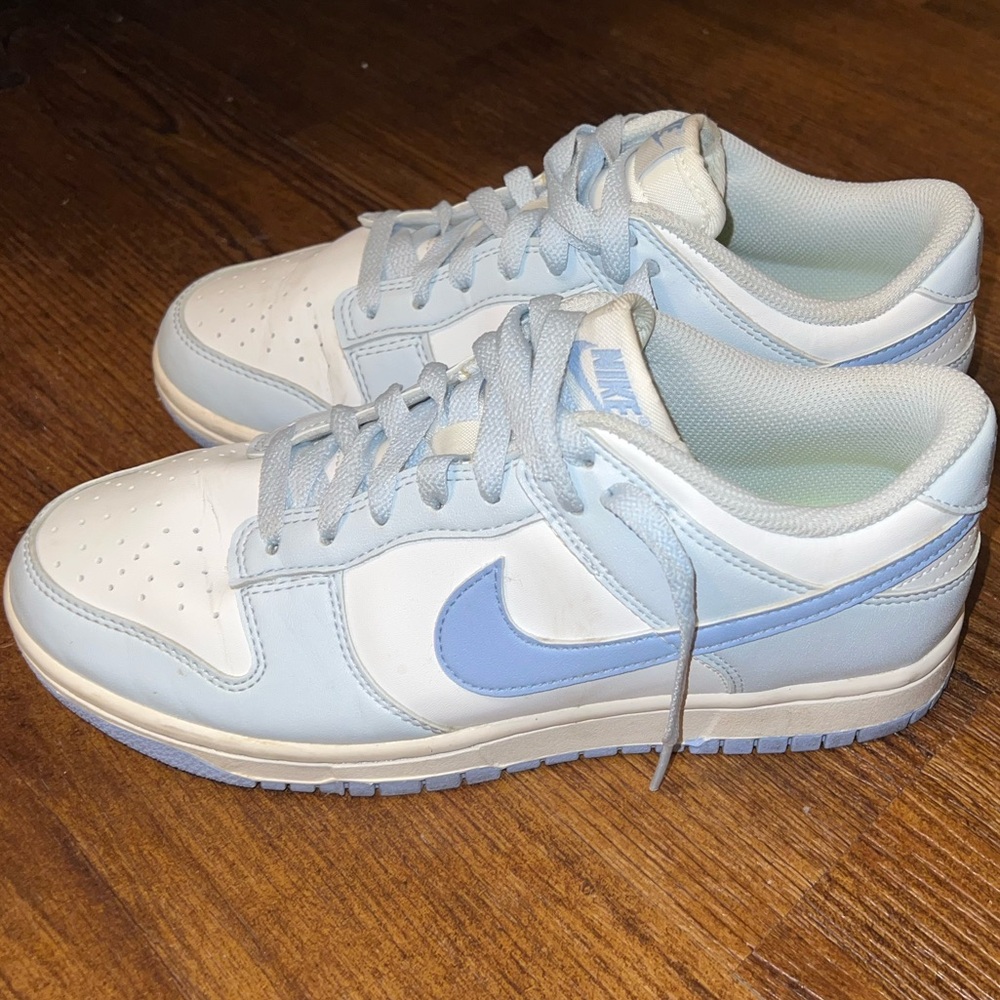 Nike Low Dunk Next Nature Blue Tint 90s Style Lace Up Active Sneakers Size 8 - Picture 5 of 12